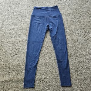 Beyond Yoga x Peloton Medium Heather Navy High Rise Leggings